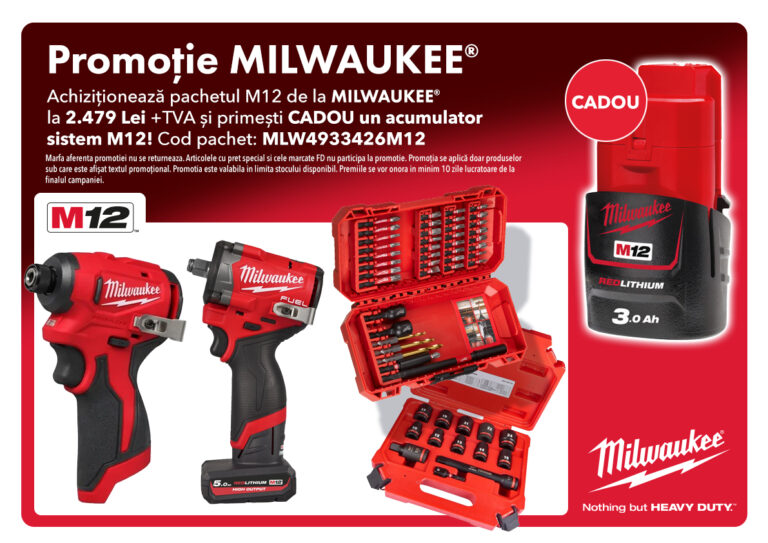 Promo Milwaukee ATBS pachet M12