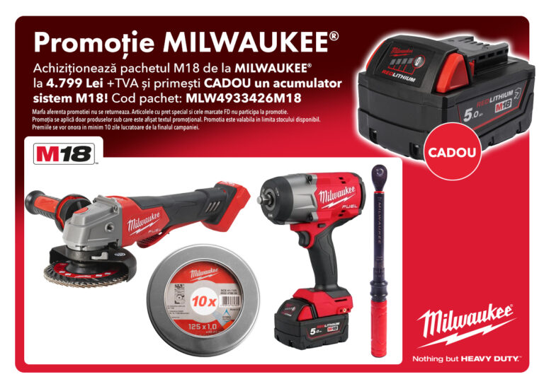 Promo Milwaukee ATBS pachet M18