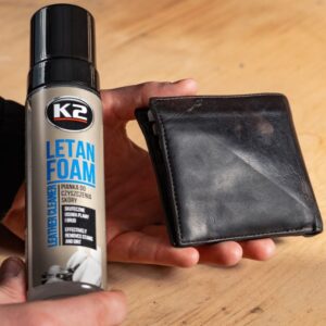 K2 Letan foam 200ml - Spuma pentru curatare piele - imagine 5