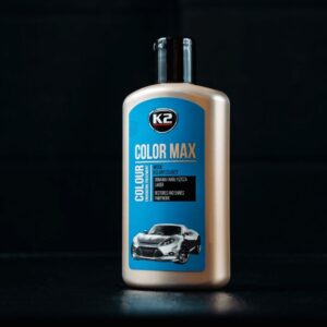 K2 Color Max 250ml - Polish cu ceară colorantă bleu - imagine 3