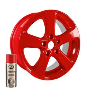 K2 Color Flex 400 ml - Vopsea cauciucata rosie - imagine 1