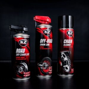K2 Road dry chain lube 400ml - Lubrifiant uscat pt. lant - imagine 3
