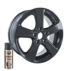 K2 Color Flex 400 ml - Vopsea cauciucata gri carbon - imagine 1