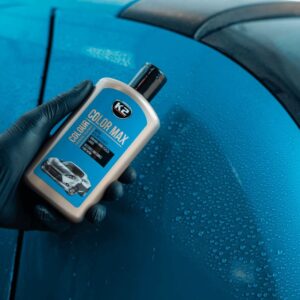 K2 Color Max 250ml - Polish cu ceară colorantă bleu - imagine 4
