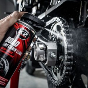 K2 Road dry chain lube 400ml - Lubrifiant uscat pt. lant - imagine 1
